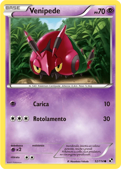 Venipede – Reverse Holo