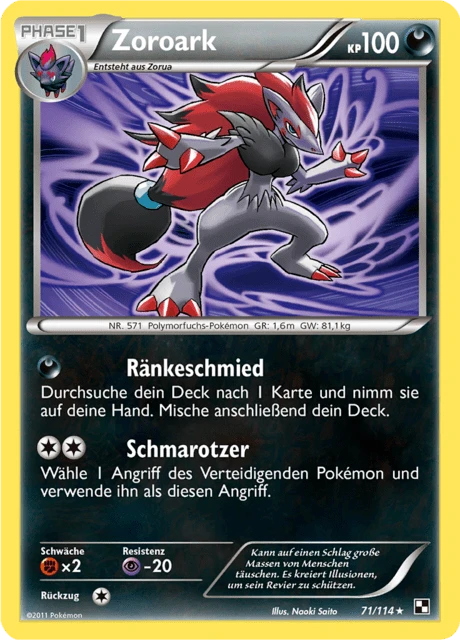 Zoroark – Reverse Holo