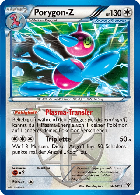 Porygon-Z – Reverse Holo
