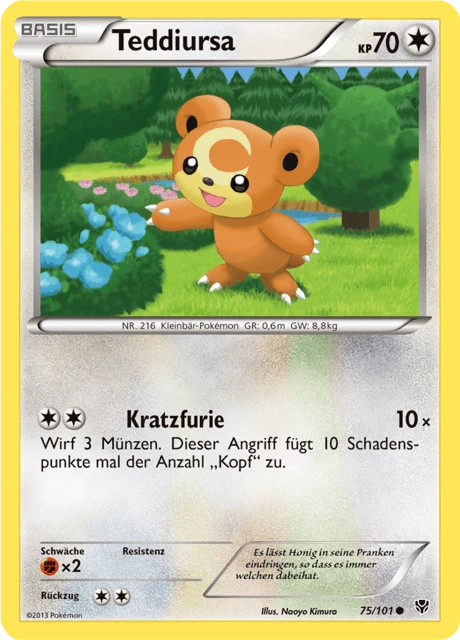 Teddiursa – Reverse Holo