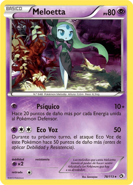 Meloetta – Reverse Holo
