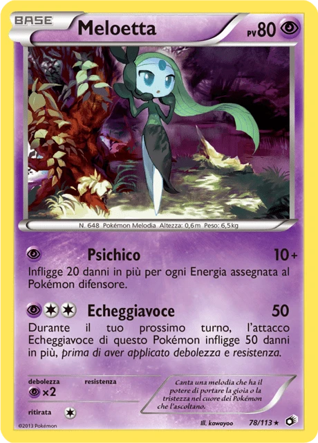 Meloetta – Reverse Holo