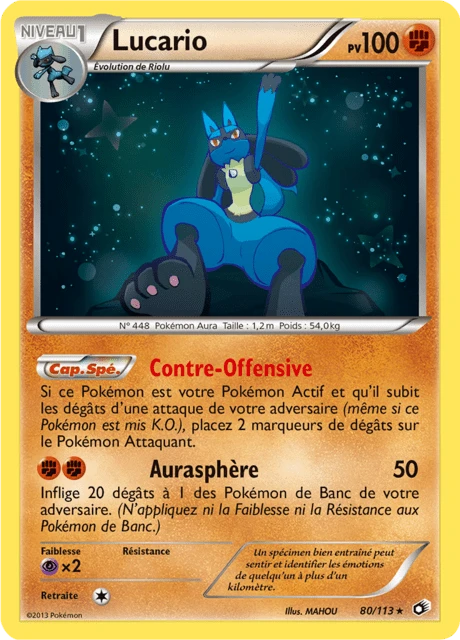 Lucario – Reverse Holo