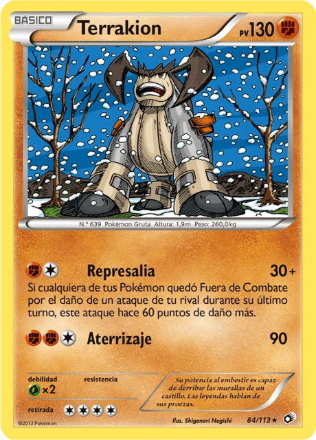 Terrakion – Reverse Holo