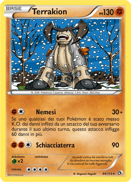 Terrakion – Reverse Holo