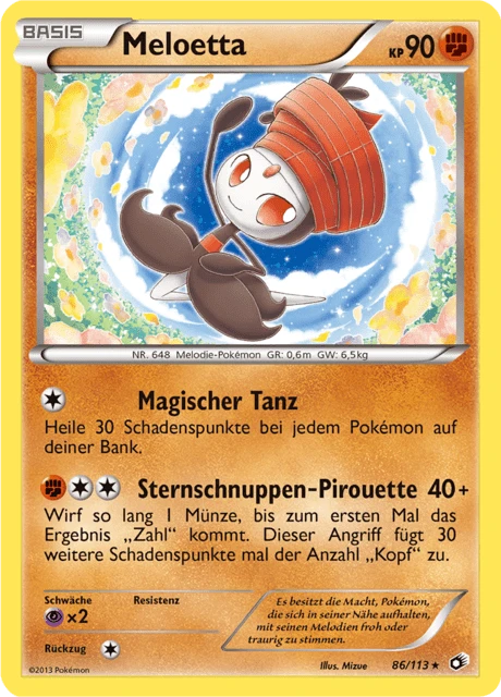 Meloetta – Reverse Holo