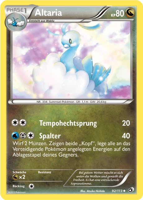 Altaria – Reverse Holo