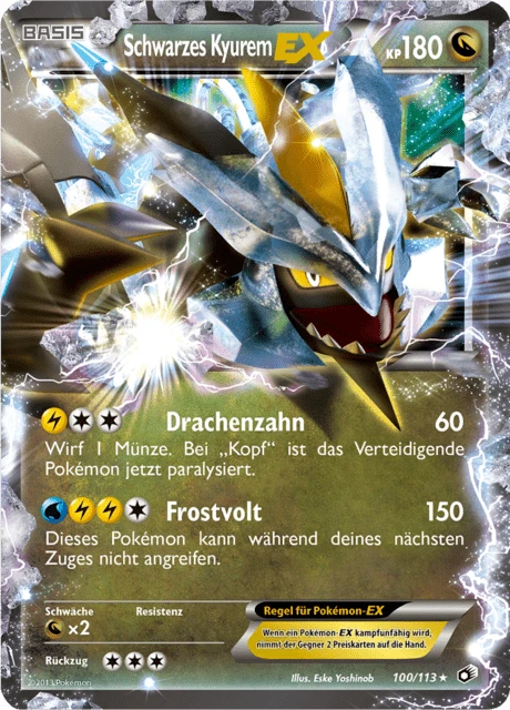 Schwarzes Kyurem-EX – Holo