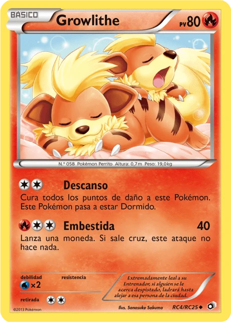 Growlithe – Reverse Holo