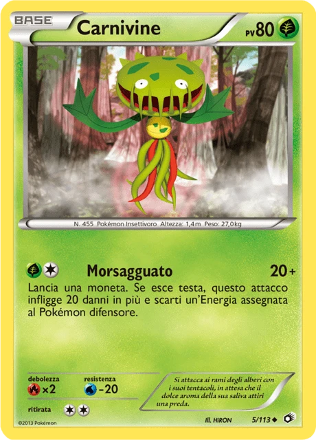 Carnivine – Reverse Holo