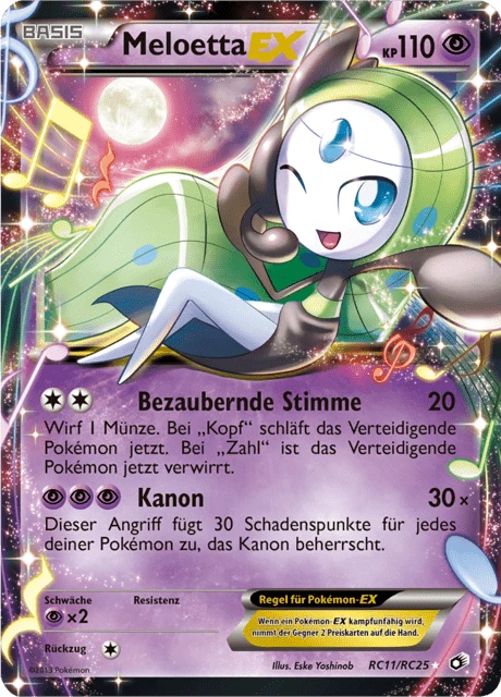 Meloetta-EX – Reverse Holo