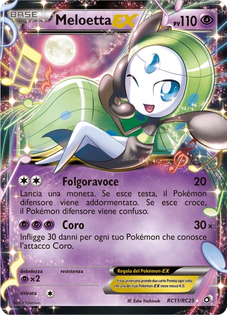 Meloetta-EX – Reverse Holo