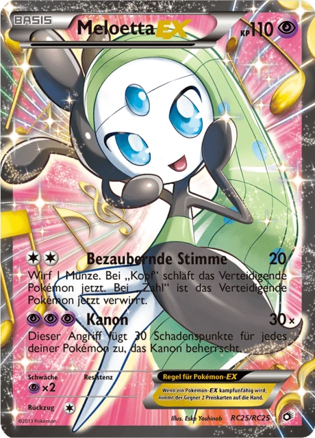 Meloetta-EX – Reverse Holo
