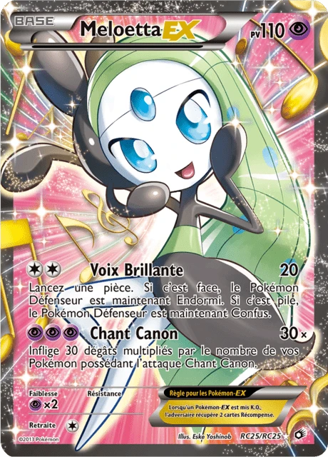 Meloetta-EX – Reverse Holo