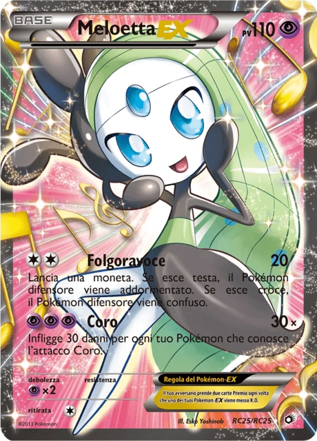 Meloetta-EX – Reverse Holo