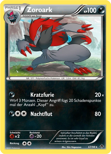 Zoroark – Reverse Holo