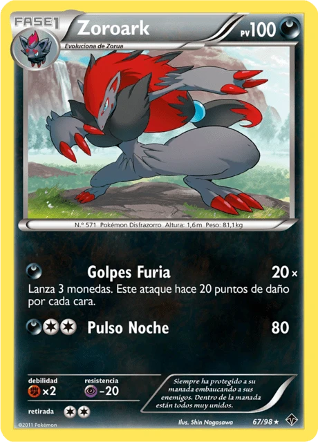 Zoroark – Reverse Holo