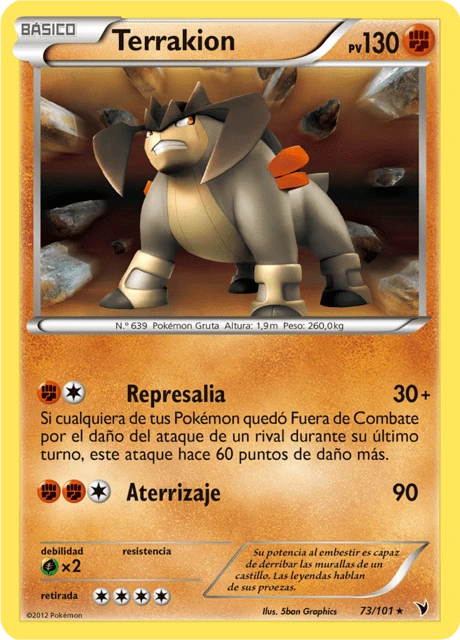 Terrakion – Reverse Holo