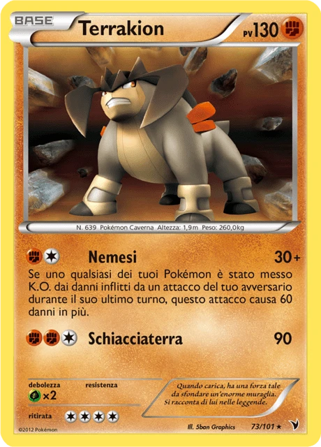 Terrakion – Reverse Holo