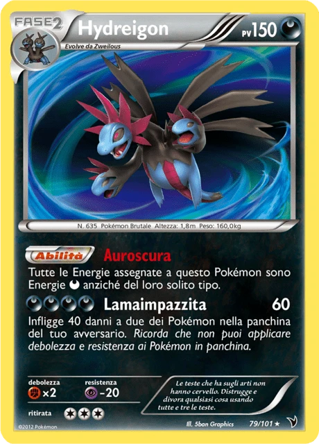 Hydreigon – Reverse Holo