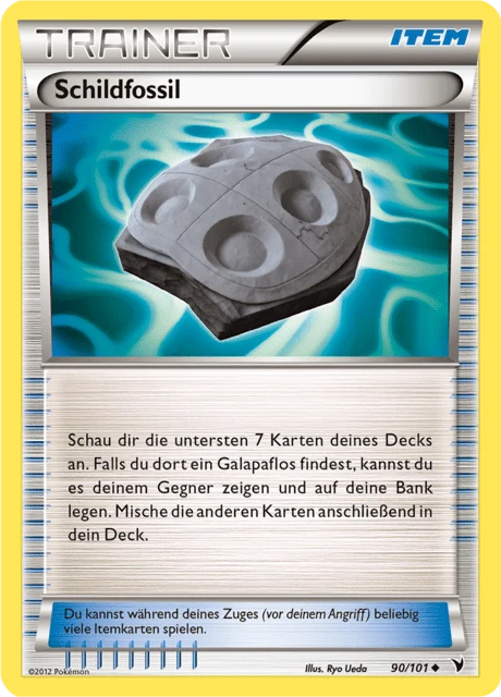Schildfossil – Normal