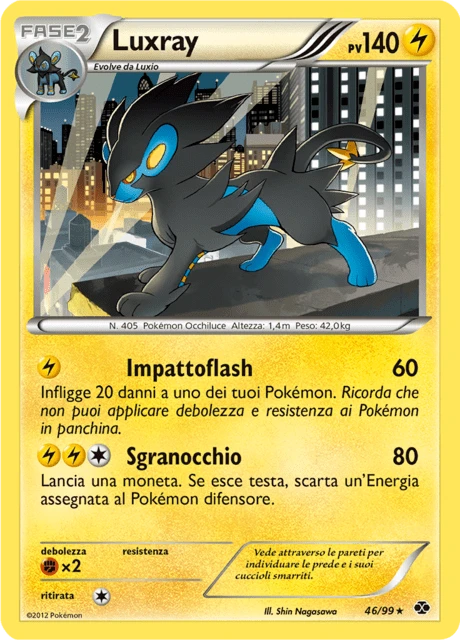Luxray – Reverse Holo