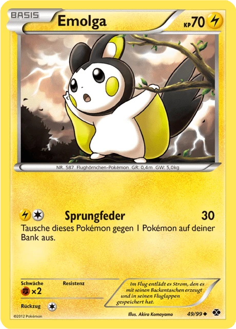 Emolga – Reverse Holo