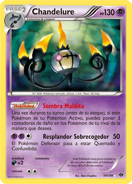 Chandelure – Holo