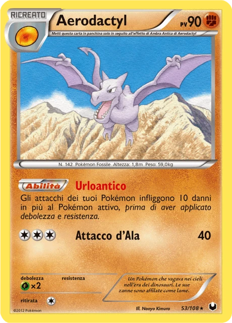 Aerodactyl – Reverse Holo