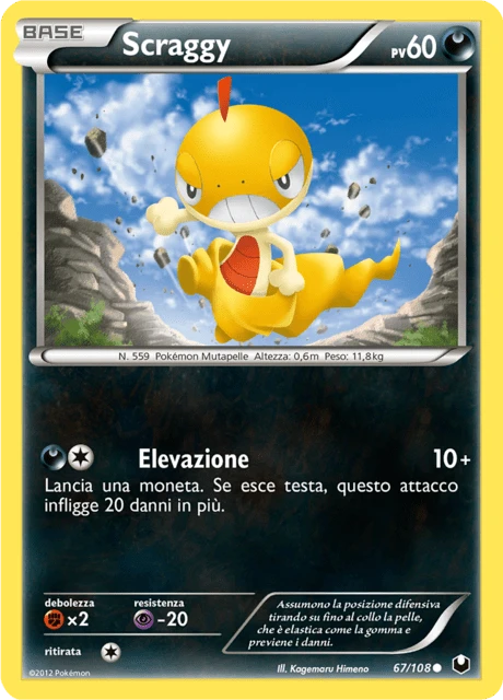 Scraggy – Reverse Holo