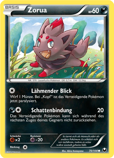 Zorua – Reverse Holo