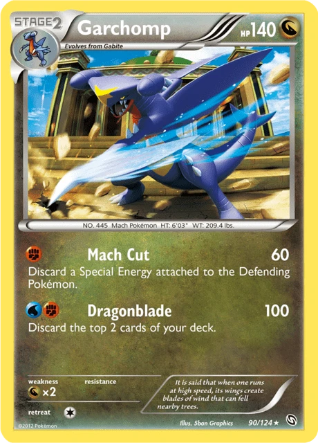 Garchomp – Reverse Holo