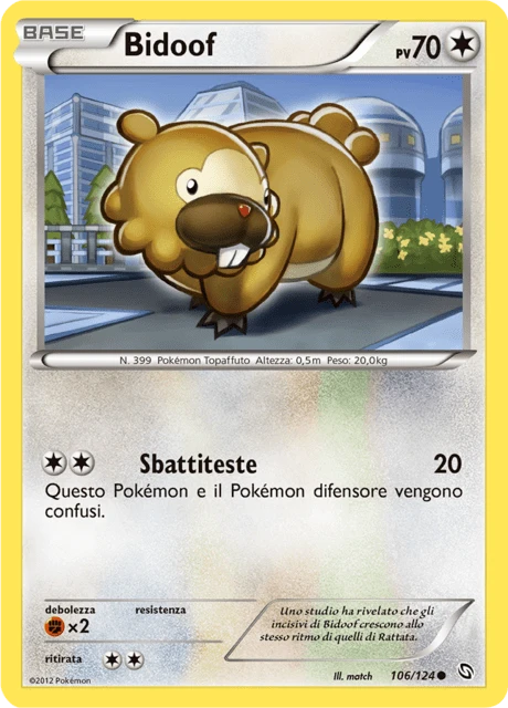 Bidoof – Reverse Holo
