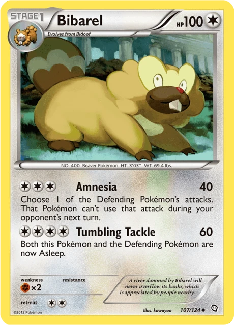 Bibarel – Reverse Holo