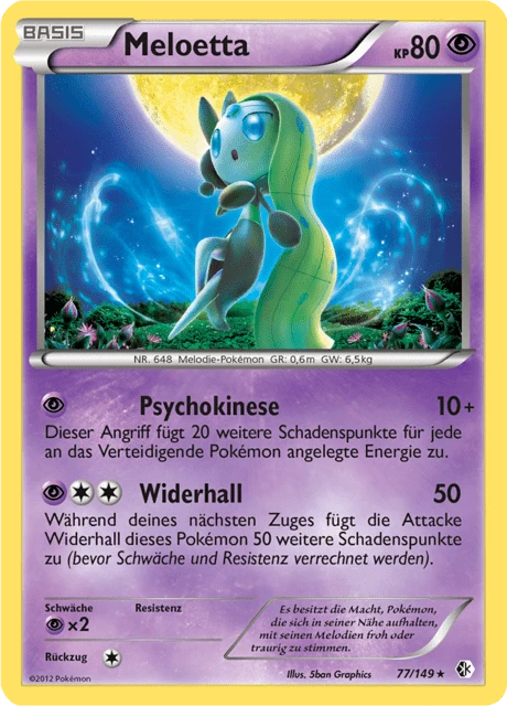 Meloetta – Reverse Holo