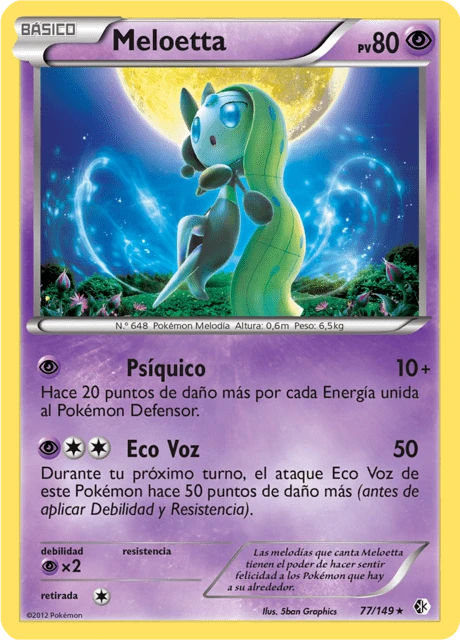 Meloetta – Reverse Holo
