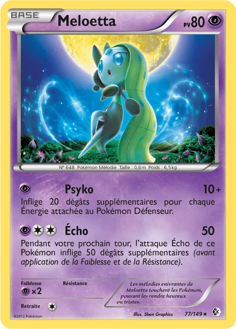 Meloetta – Reverse Holo