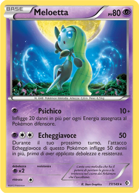 Meloetta – Reverse Holo