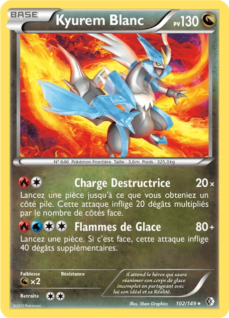 Kyurem Blanc – Reverse Holo