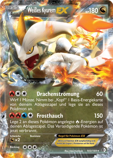 Weißes Kyurem-EX – Holo
