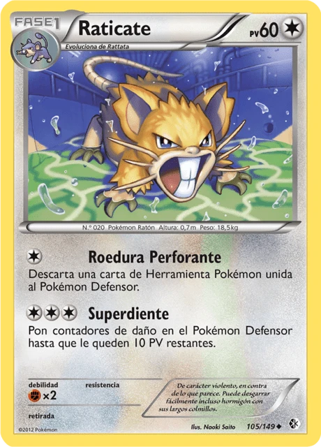 Raticate – Reverse Holo