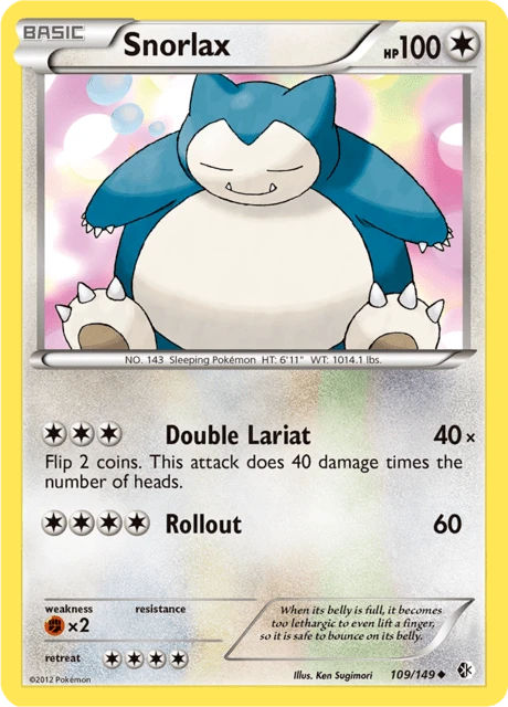 Snorlax – Reverse Holo