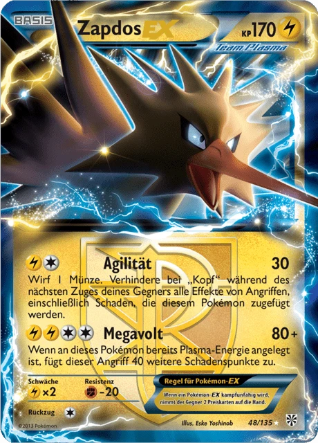 Zapdos-EX – Holo