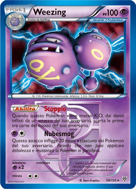 Weezing – Reverse Holo