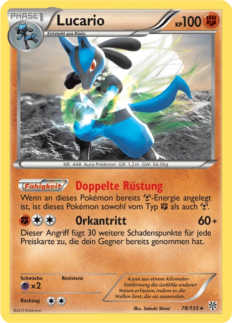 Lucario – Reverse Holo