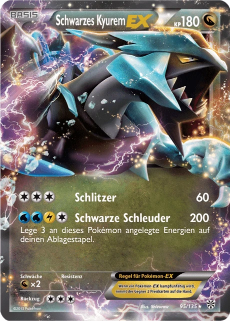 Schwarzes Kyurem-EX – Holo