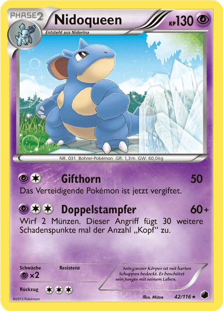 Nidoqueen – Reverse Holo