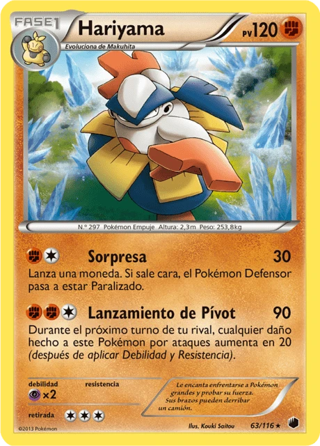 Hariyama – Reverse Holo