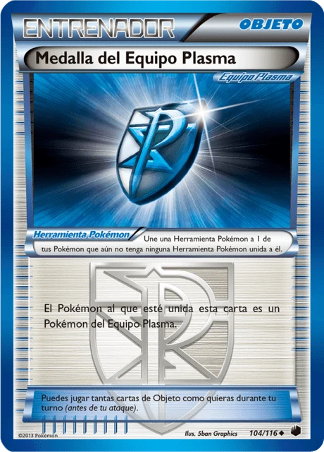 Medalla del Equipo Plasma – Reverse Holo
