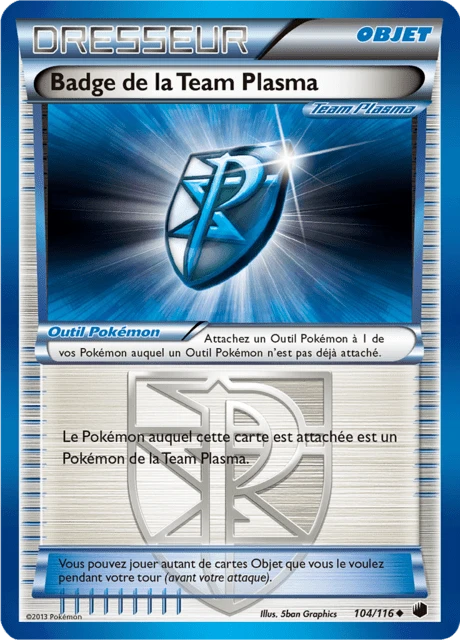 Badge de la Team Plasma – Reverse Holo
